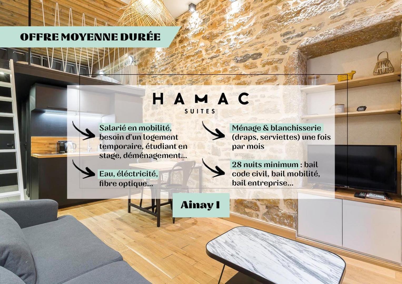 Hamac Suites - Studio Ainay 1 - Hyper Centre Lyon - 2 Personnes Exteriér fotografie